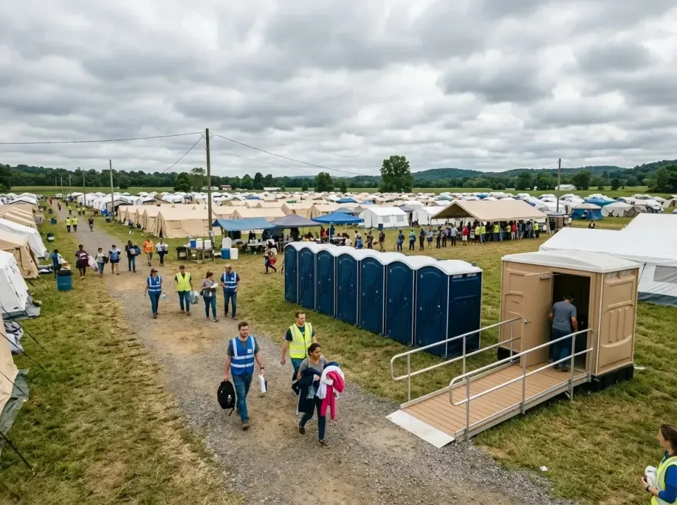 disaster-relief-camp-restrooms-010 — frequently asked questions, Dumpster & Portable Bathrooms Rental in Greenbrier, AR